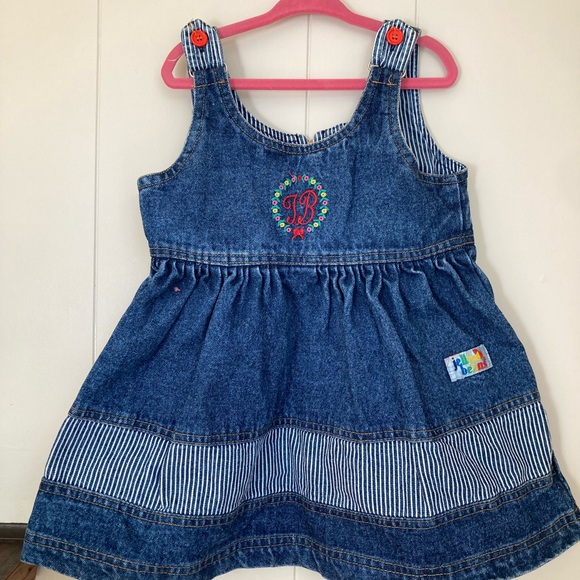 Vintage Jelly Bean Denim Dress Size 3 - Picture 2 of 7